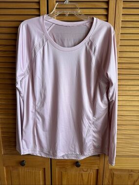 RBX Light Pink Long Sleeve Performance Top